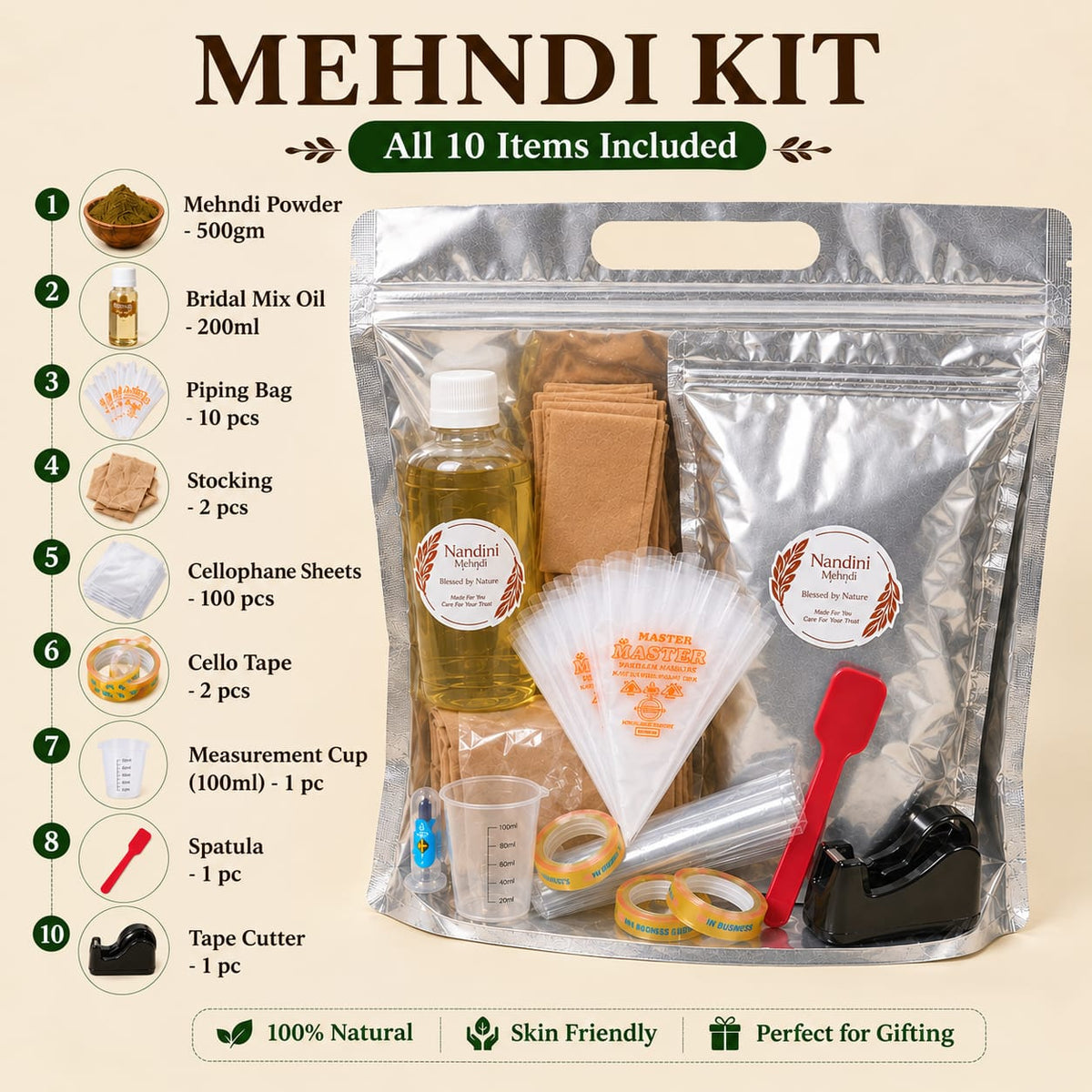 Professional Henna Kit (500gm)